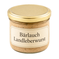 Grobe Bärlauch-Leberwurst im Glas (160 g)