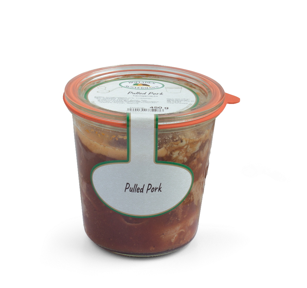 Pulled Pork vom Hofschwein im Glas (450 g)