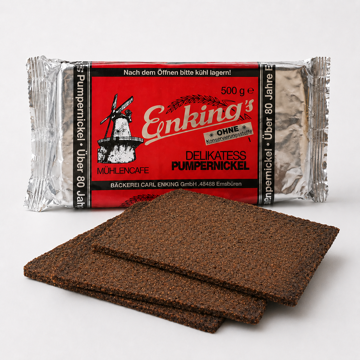 Delikatess-Pumpernickel aus westfälischer Roggenbrot-Tradition, geschnitten (500 g)