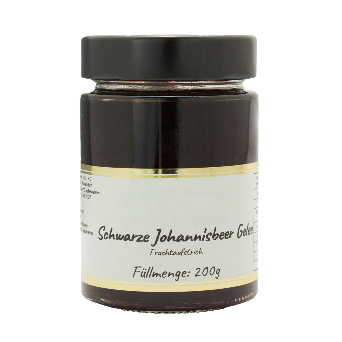 Schwarzer Johannisbeer-Gelee