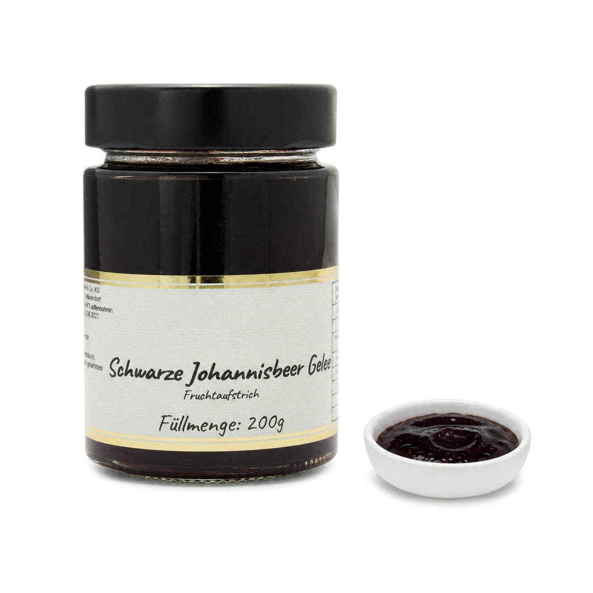 Schwarzer Johannisbeer-Gelee