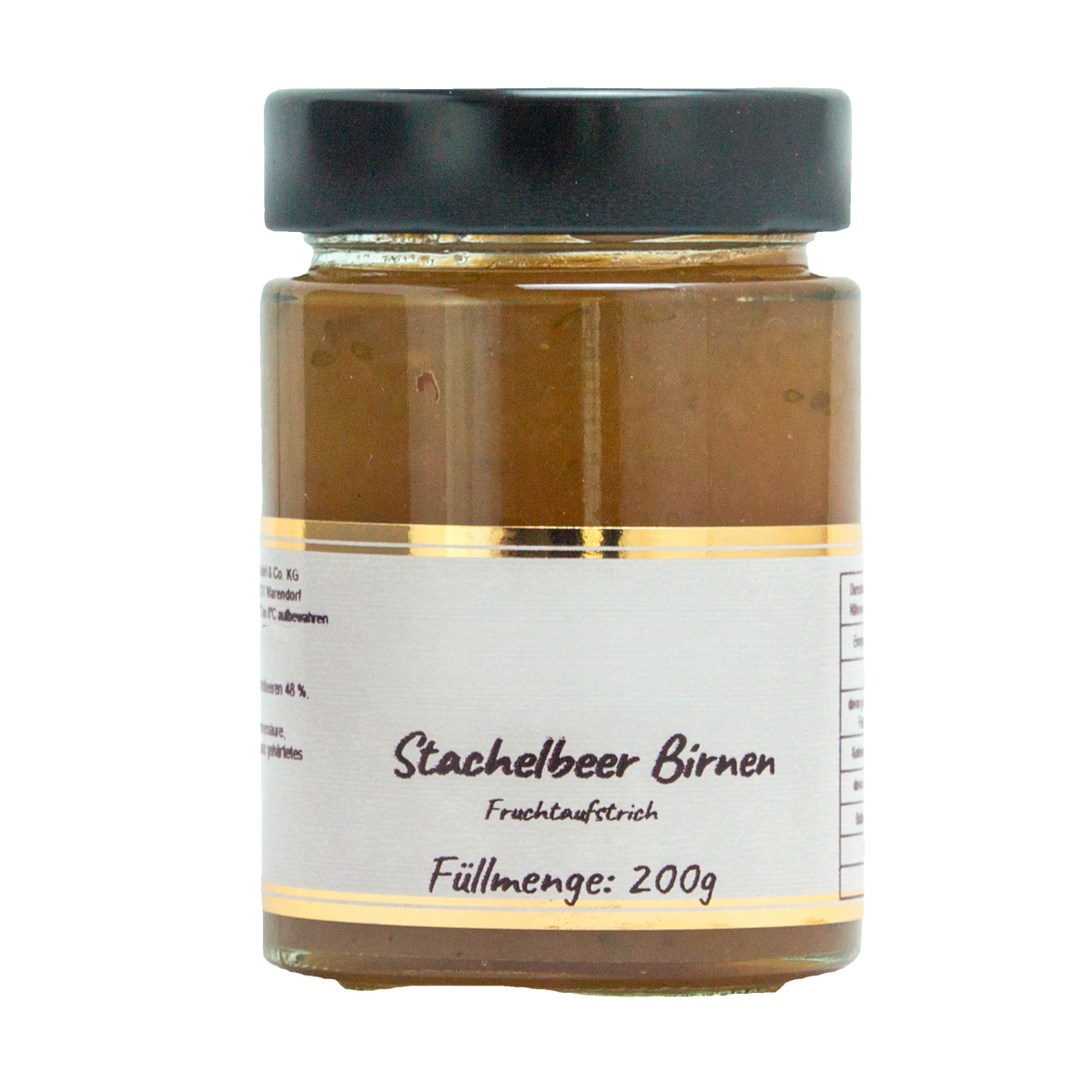 Stachelbeer-Birnen-Fruchtaufstrich