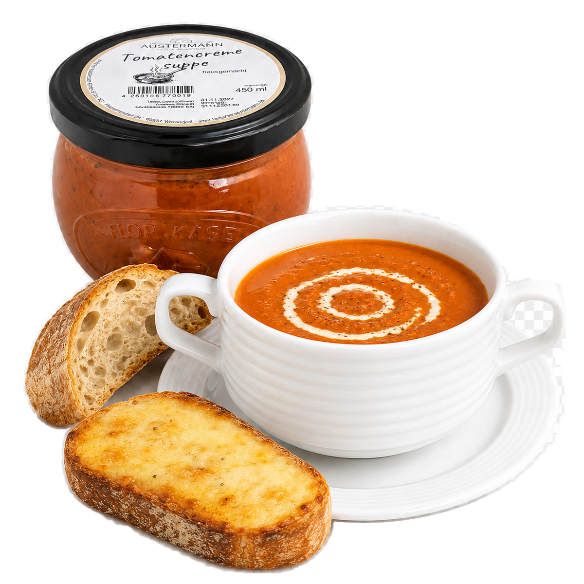 Tomatencremesuppe aus westfälischer Hofküche, 450 g