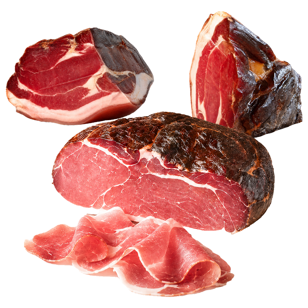 Geräucherter Westfälischer Knochenschinken am Stück (500 g, 1000 g oder 1500 g)