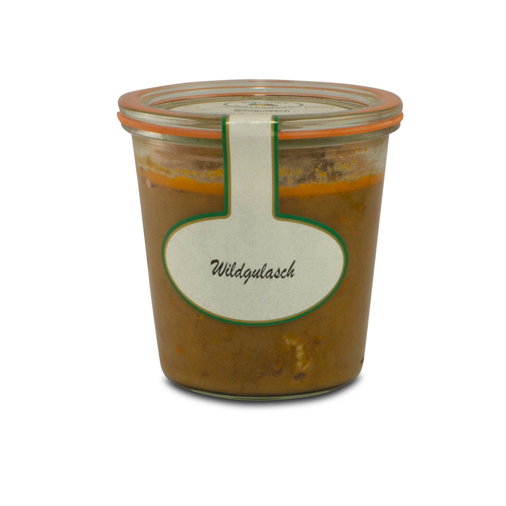 Wildgulasch mit Hirschfleisch im Glas (430 g)
