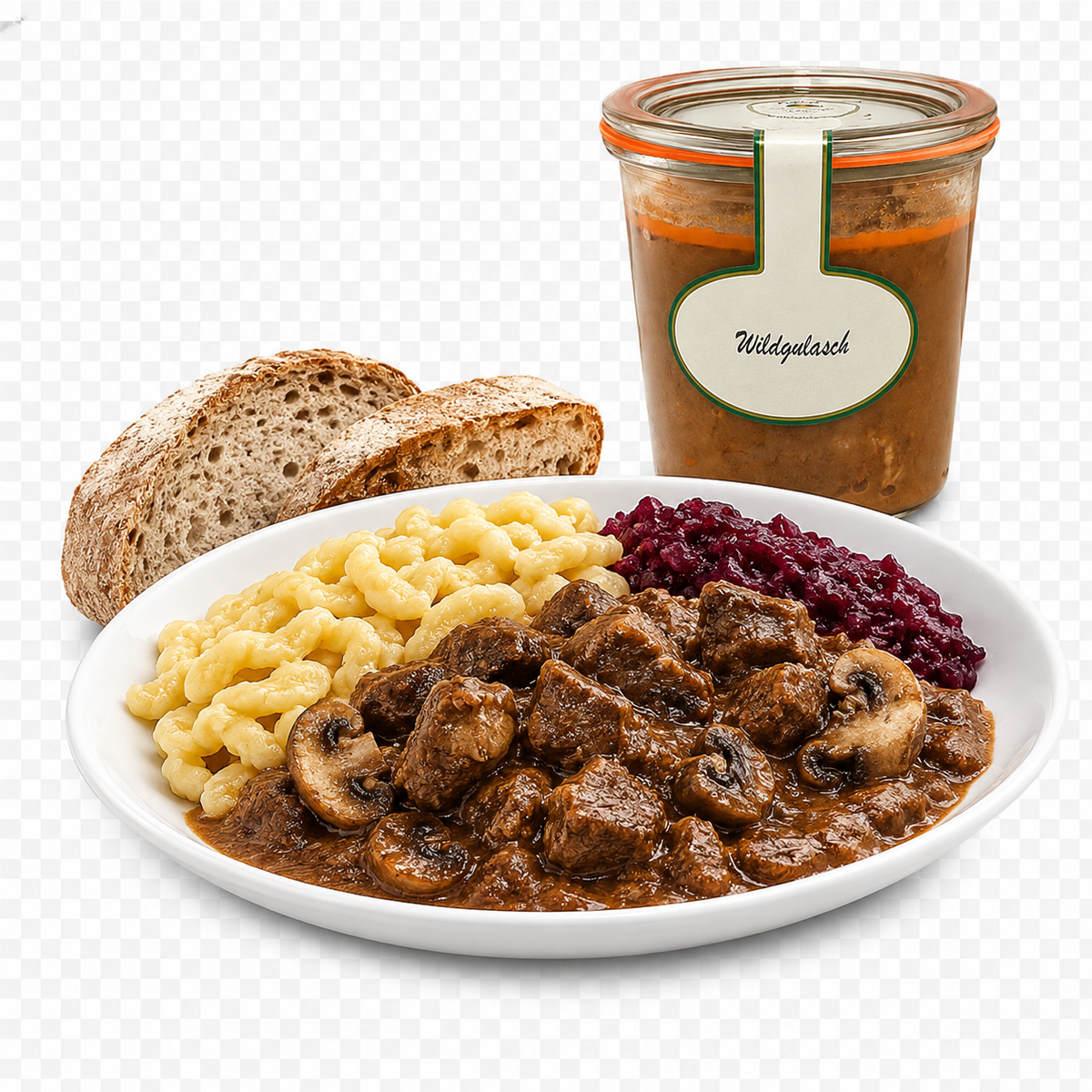 Wildgulasch mit Hirschfleisch, 430 g