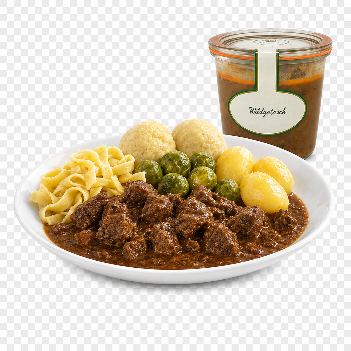 Wildgulasch mit Hirschfleisch, 430 g