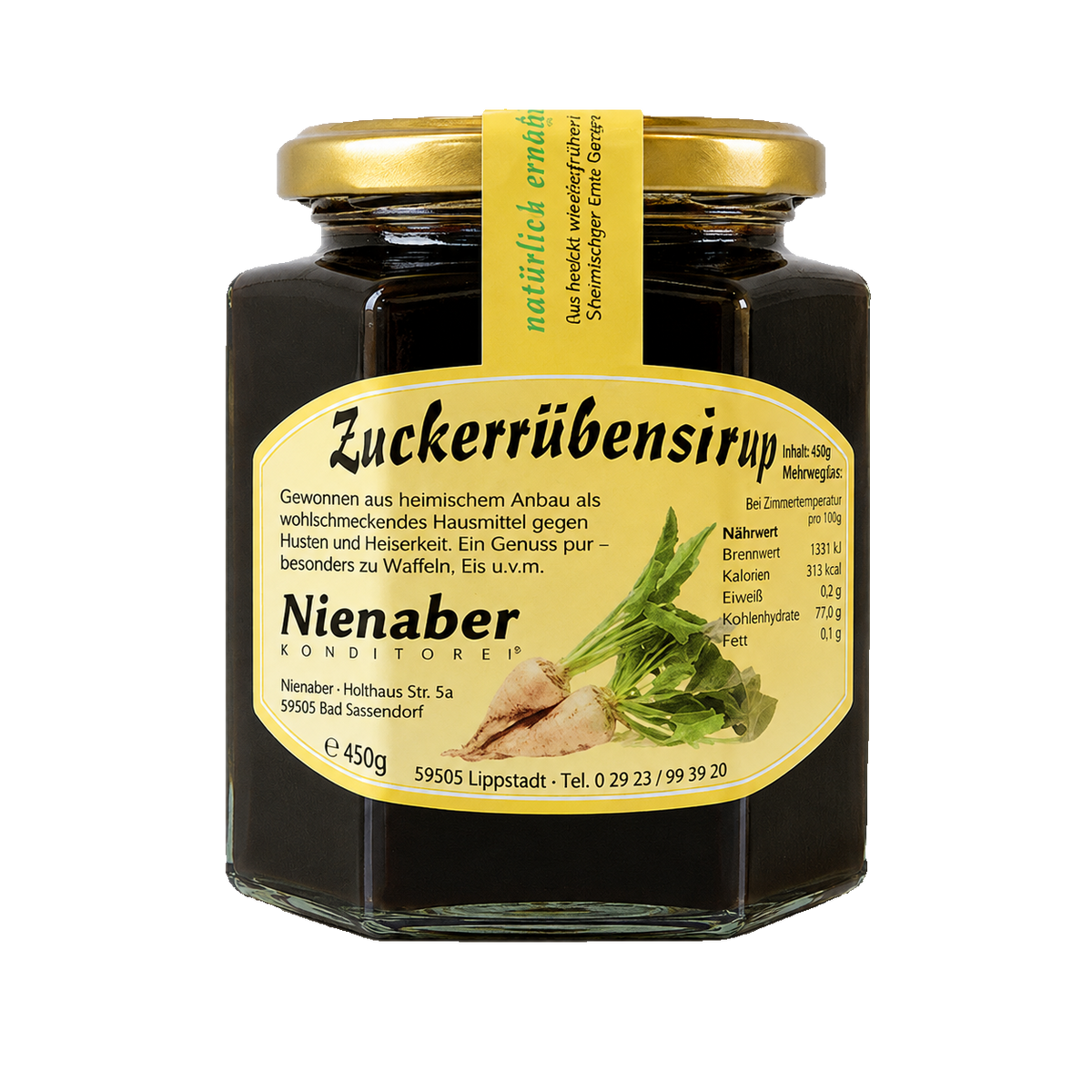 Westfälischer Zuckerrübensirup im Glas