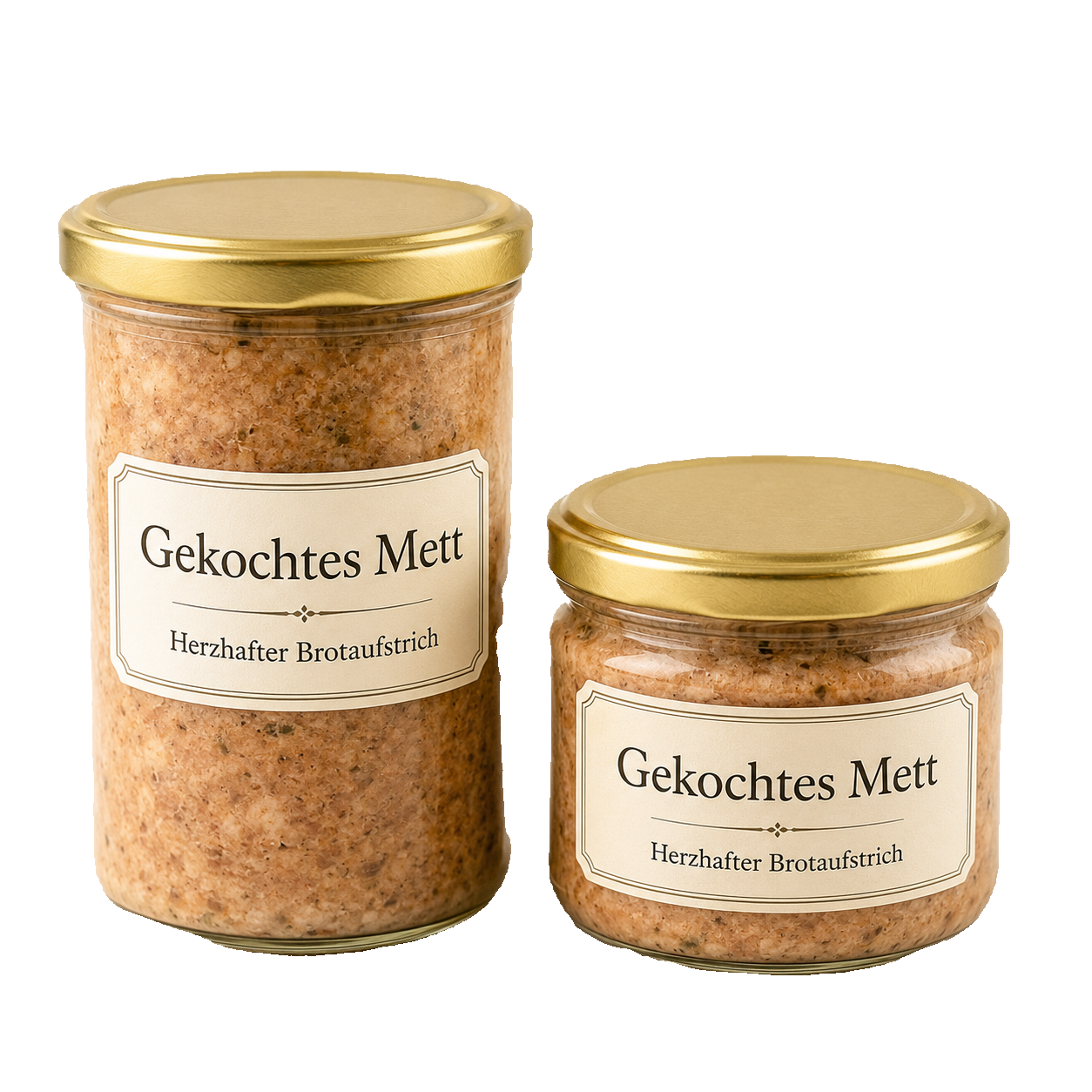 Gekochtes Mett im Glas, 160 g oder 375 g